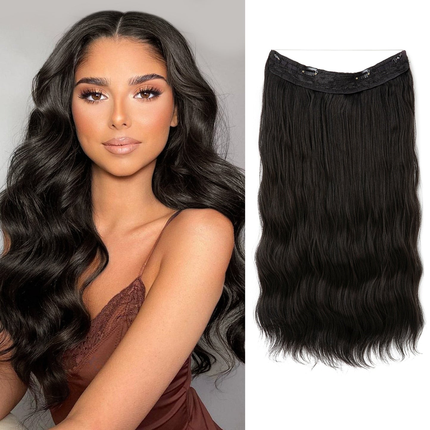 Instant Volume Hair Extensions | Invisible Halo Design | LuxeLocks