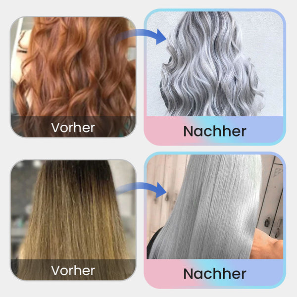 ChicSilk Permanent Hair Color | Cool Silver Gray Shade