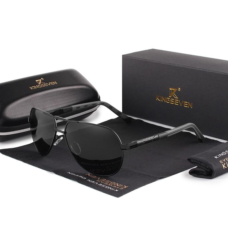 Men's Polarized Sunglasses in Vintage Aluminum Frame