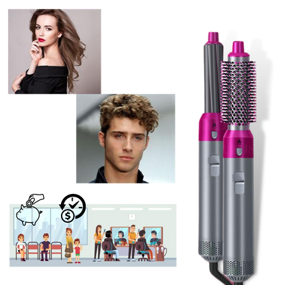Versatile 5-in-1 Hair Styling Set