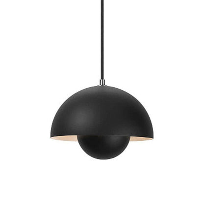 Modern Colorful Accent Lamp - Scandinavian Half Circle Pendant Light