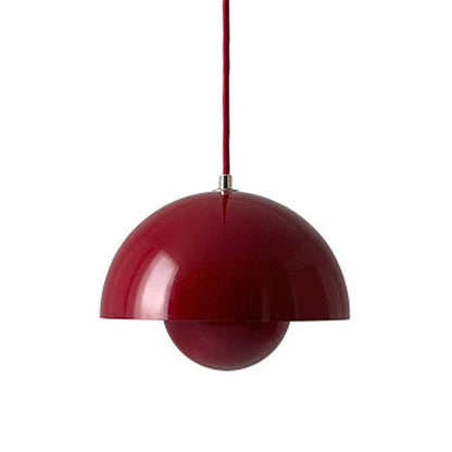 Modern Colorful Accent Lamp - Scandinavian Half Circle Pendant Light