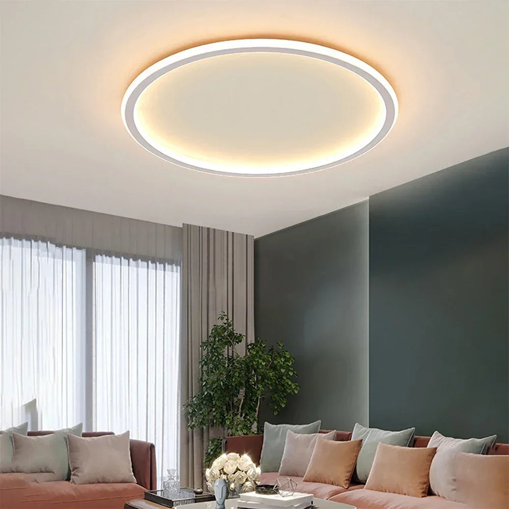 Round LED Ceiling Fixture with 3-Level Dimming Capability