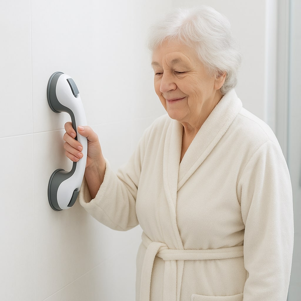 Secure Grip Handle for Bathroom | No Drilling Required