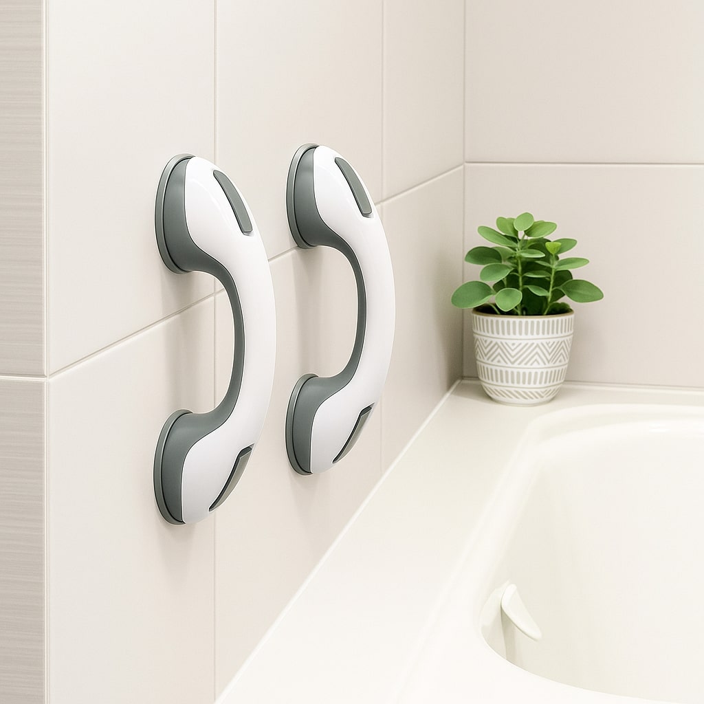 Secure Grip Handle for Bathroom | No Drilling Required