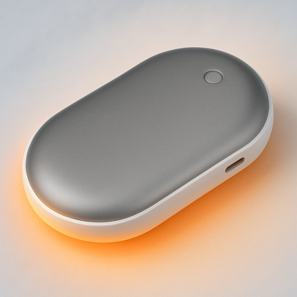 Portable Battery-Powered Hand Warmer - Rechargeable for Outdoors