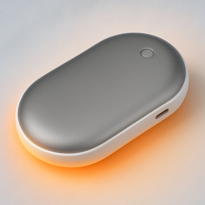 Portable Battery-Powered Hand Warmer - Rechargeable for Outdoors
