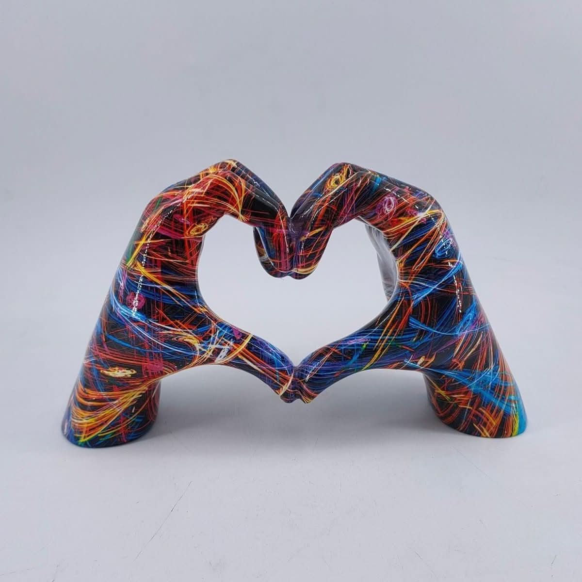 Hand-Carved Wooden Sculpture – Emotional Art Piece in Natural Finish