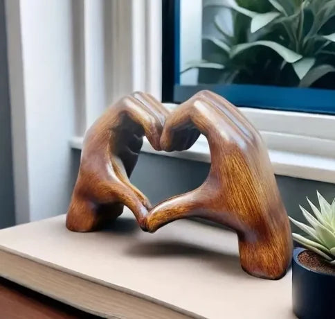 Love Symbol Ornament – Heart Hands Home Decoration and Gift
