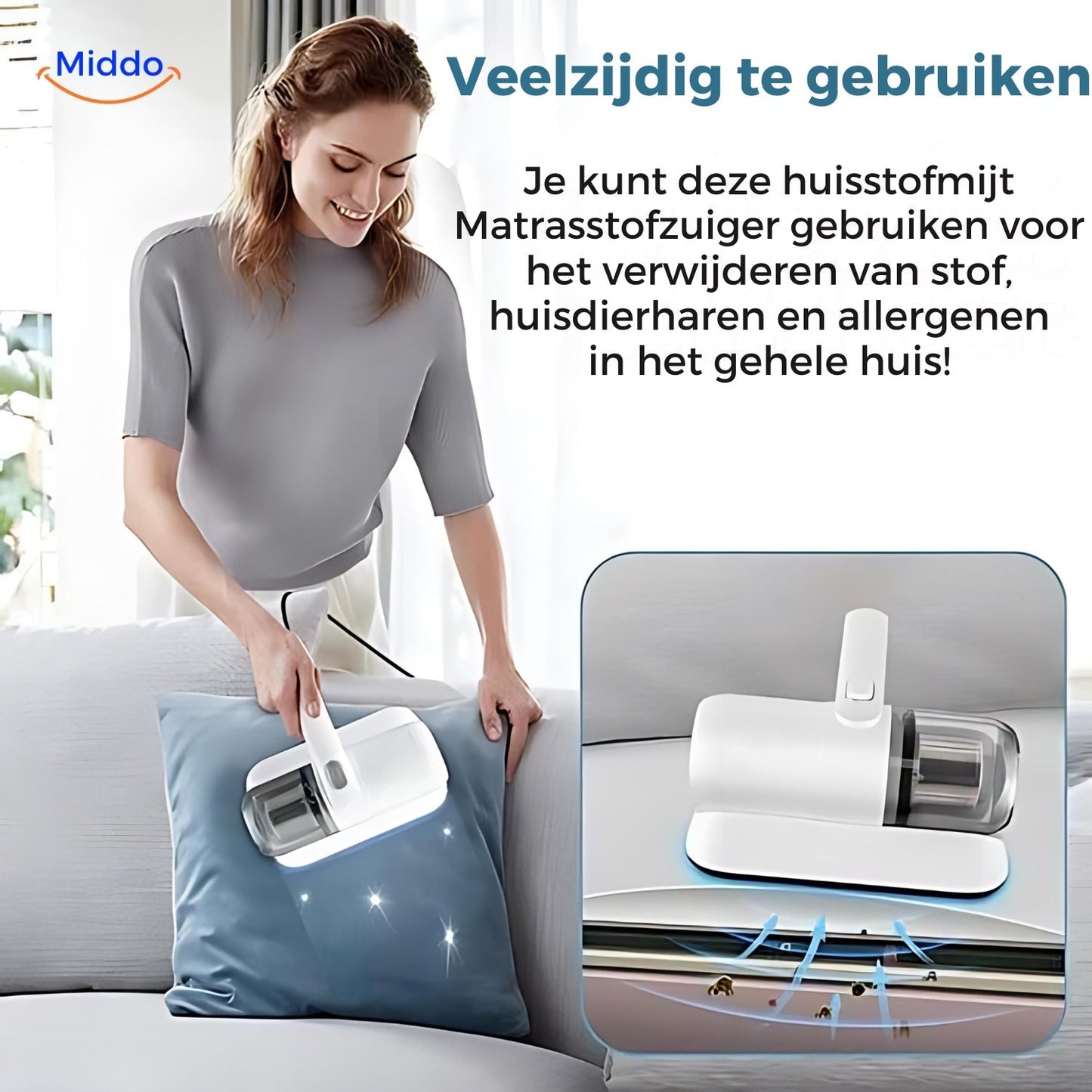 Allergy Vacuum Cleaner for Mattresses | Deep Cleaning Against Dust Mites and Allergens