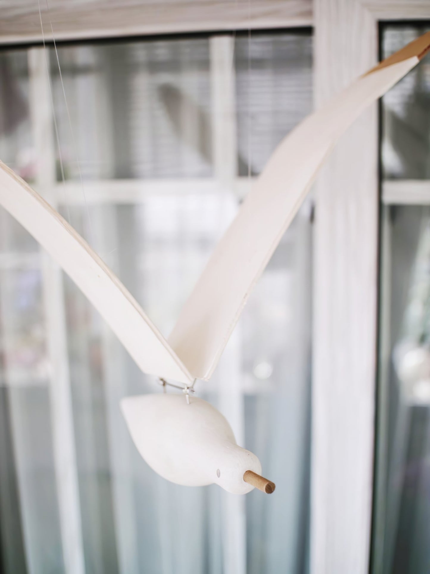 Wooden Seagull Decoration - Coastal Drift Style