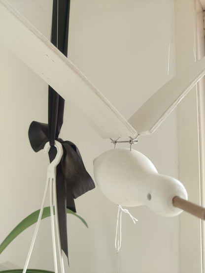 Wooden Seagull Decoration - Coastal Drift Style