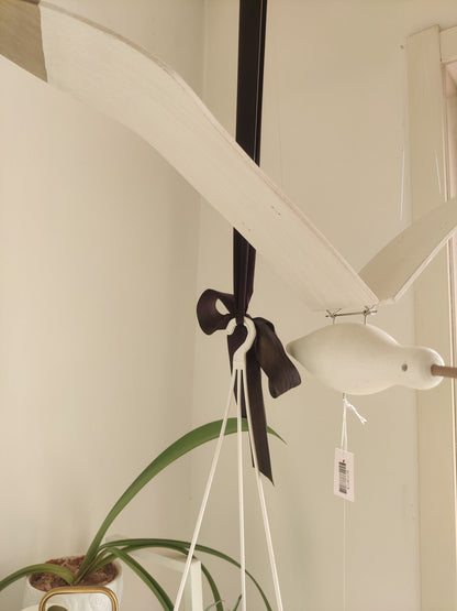 Wooden Seagull Decoration - Coastal Drift Style