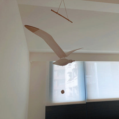 Wooden Seagull Decoration - Coastal Drift Style