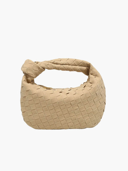 Chic Crossbody Bag | Braided Detail | Eco-Friendly Suede