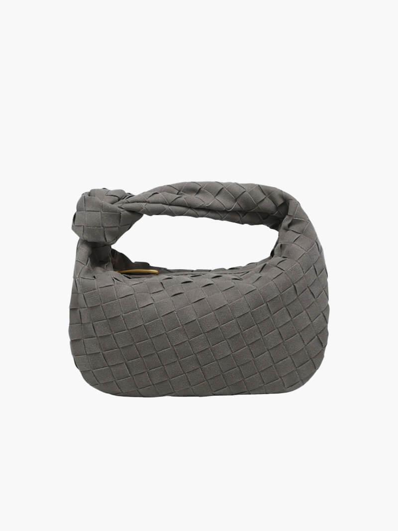 Chic Crossbody Bag | Braided Detail | Eco-Friendly Suede