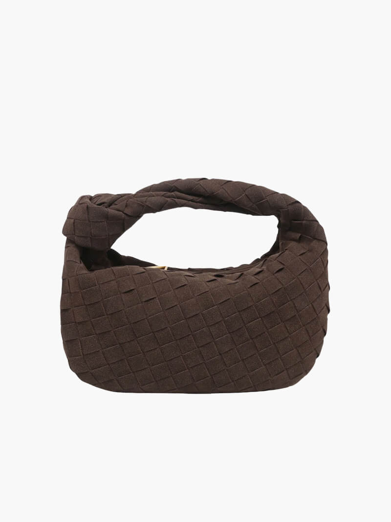 Chic Crossbody Bag | Braided Detail | Eco-Friendly Suede