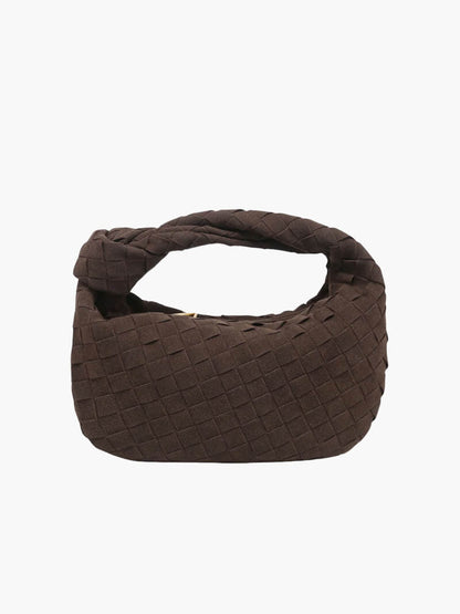 Chic Crossbody Bag | Braided Detail | Eco-Friendly Suede