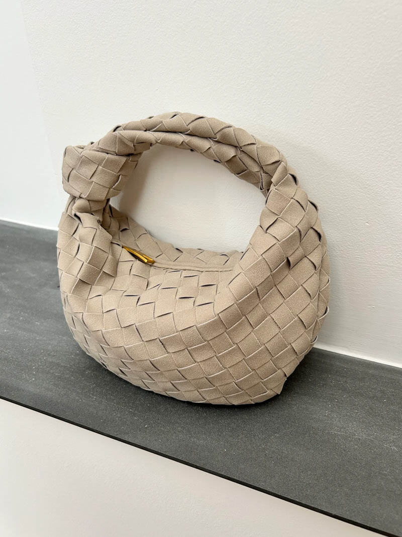 Chic Crossbody Bag | Braided Detail | Eco-Friendly Suede