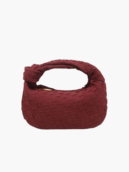 Chic Crossbody Bag | Braided Detail | Eco-Friendly Suede