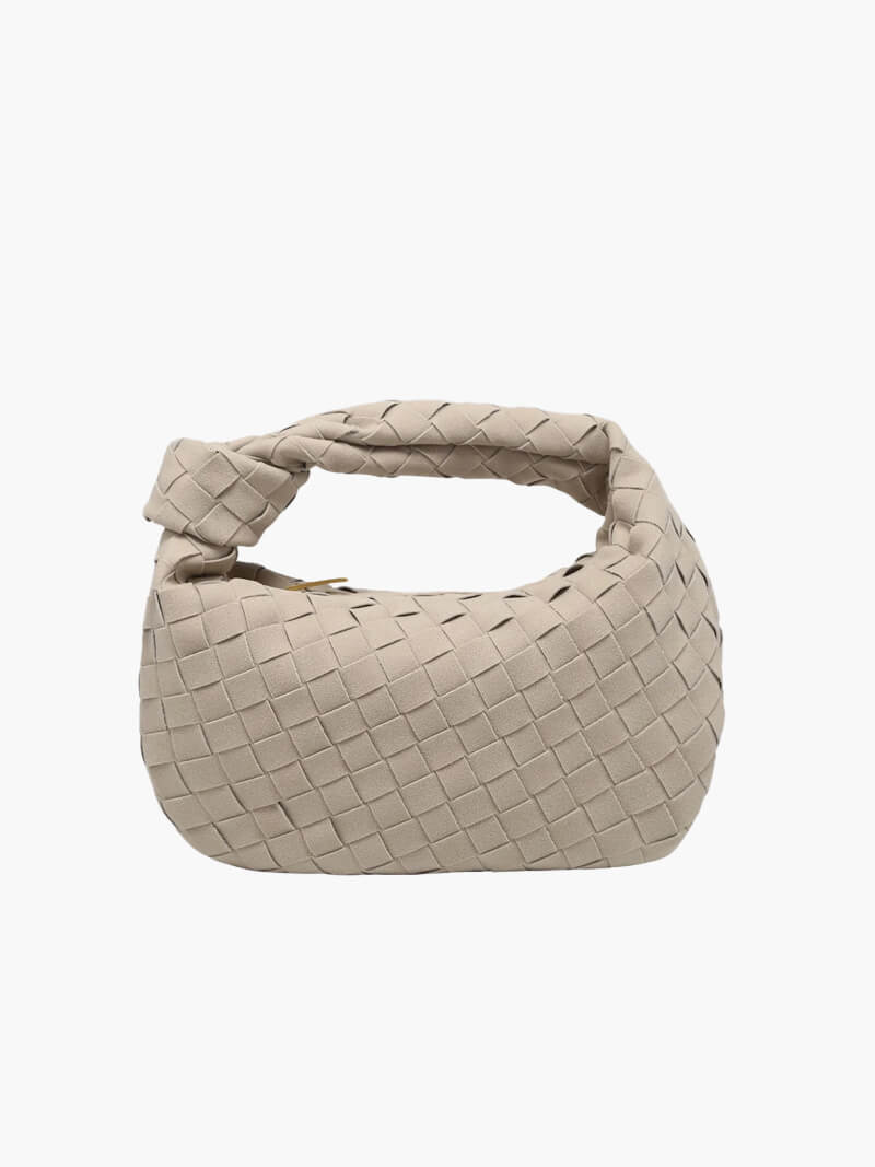 Chic Crossbody Bag | Braided Detail | Eco-Friendly Suede