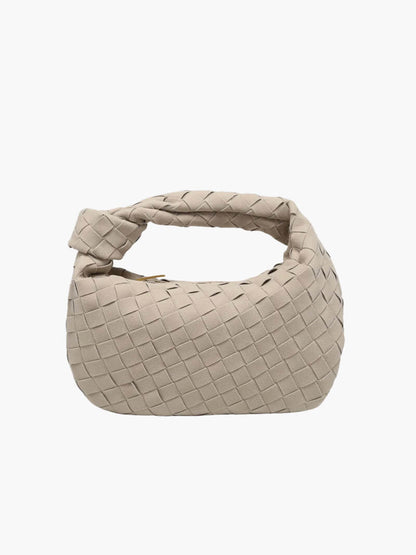 Chic Crossbody Bag | Braided Detail | Eco-Friendly Suede