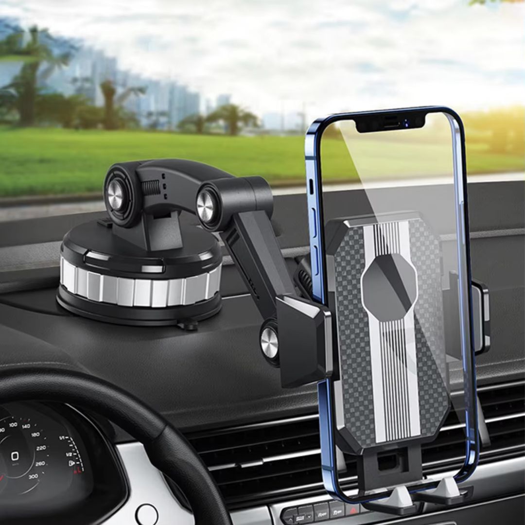 Smartphone Mount with Suction Cup & 360° Rotation | GripMaster