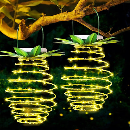 Solar-Powered Pineapple Garden Light for Enchanting Evenings
