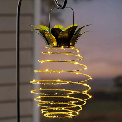 Solar-Powered Pineapple Garden Light for Enchanting Evenings