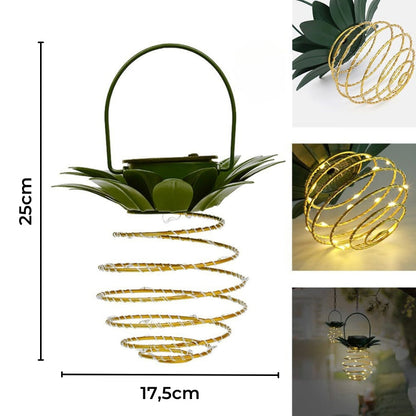 Solar-Powered Pineapple Garden Light for Enchanting Evenings