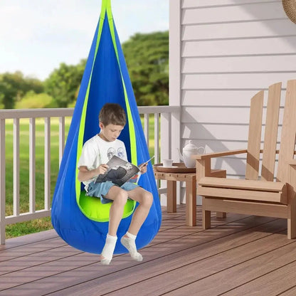 Relaxation Hammock for Indoor and Outdoor Use | Cotton Blend | Hangout Haven