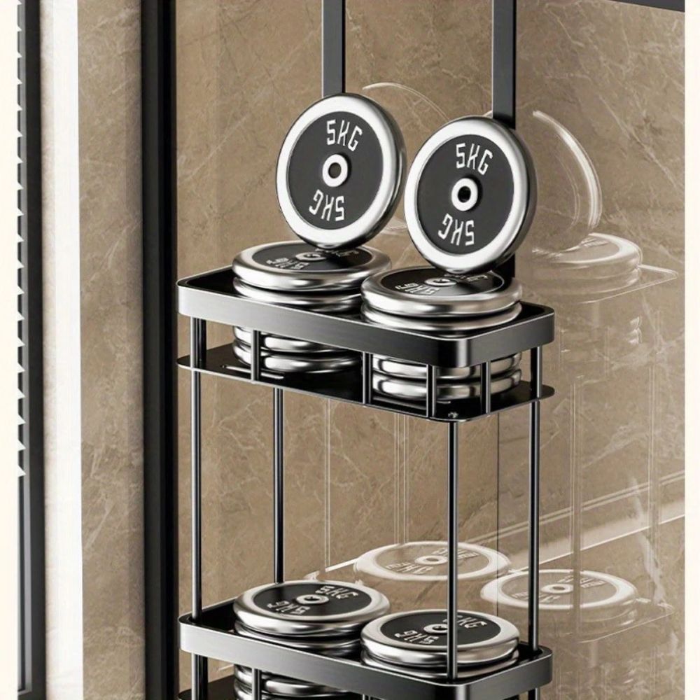 Modern Stainless Steel Bathroom Organizer Rack