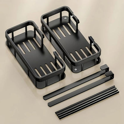 Modern Stainless Steel Bathroom Organizer Rack