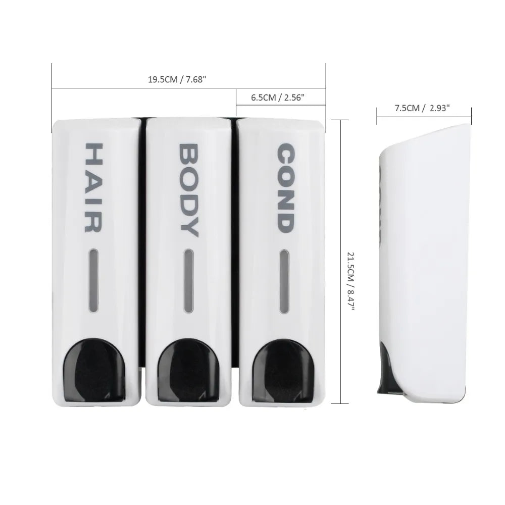 Wall-Mounted Shower Liquid Dispenser