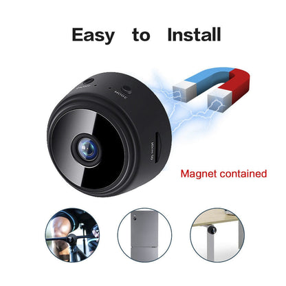 Compact 1080p HD Wireless Security Camera with Night Vision
