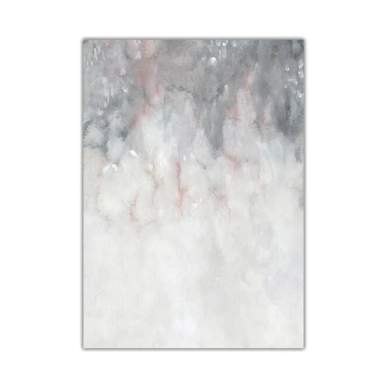 Elegant Pink and Gray Minimalist Canvas Art for Modern Spaces