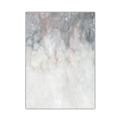 Elegant Pink and Gray Minimalist Canvas Art for Modern Spaces