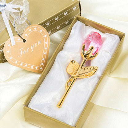 Elegant Crystal Rose in Gift Box – Perfect Valentine's Gift for Her