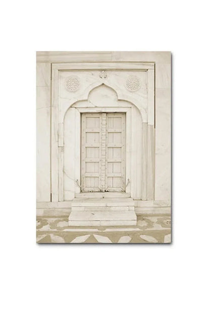 Artisan Moroccan-Inspired Canvas Wall Art