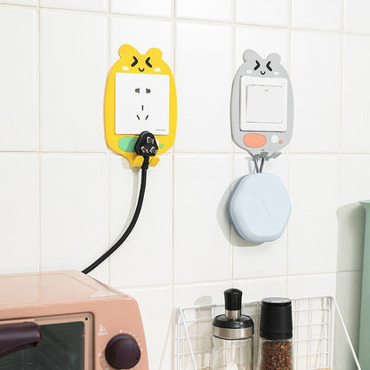 Glow-in-the-Dark Cartoon Switch Cover Décor