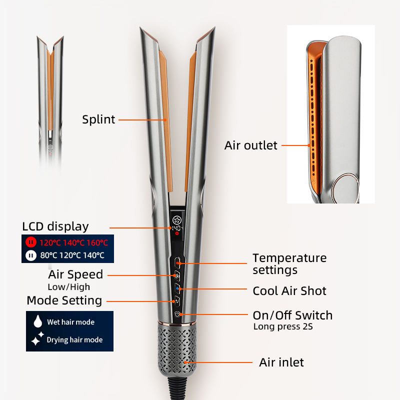 Hair Straightener and Dryer Combo