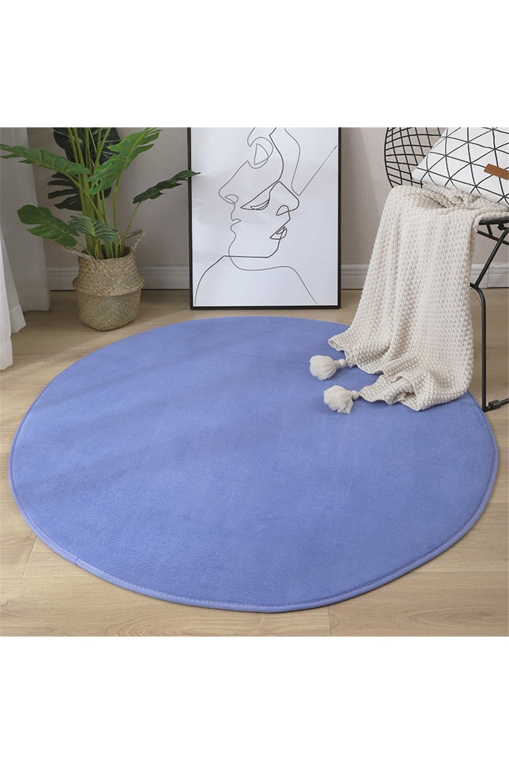 Coral Patterned Beef Rug
