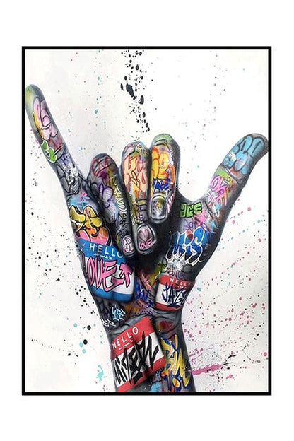 Urban Art Canvas Print - Taalita Design