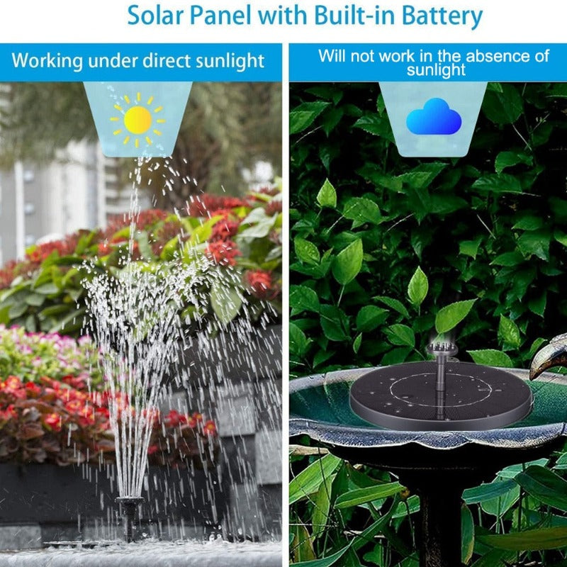 Solar-Powered Garden Fountain for Serene Outdoor Spaces