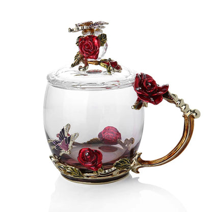 Transparent Mug Set for Mother’s Day - Joyful Gift for Her