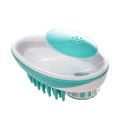 Dual-Function Dog Cleanser and Massager Tool