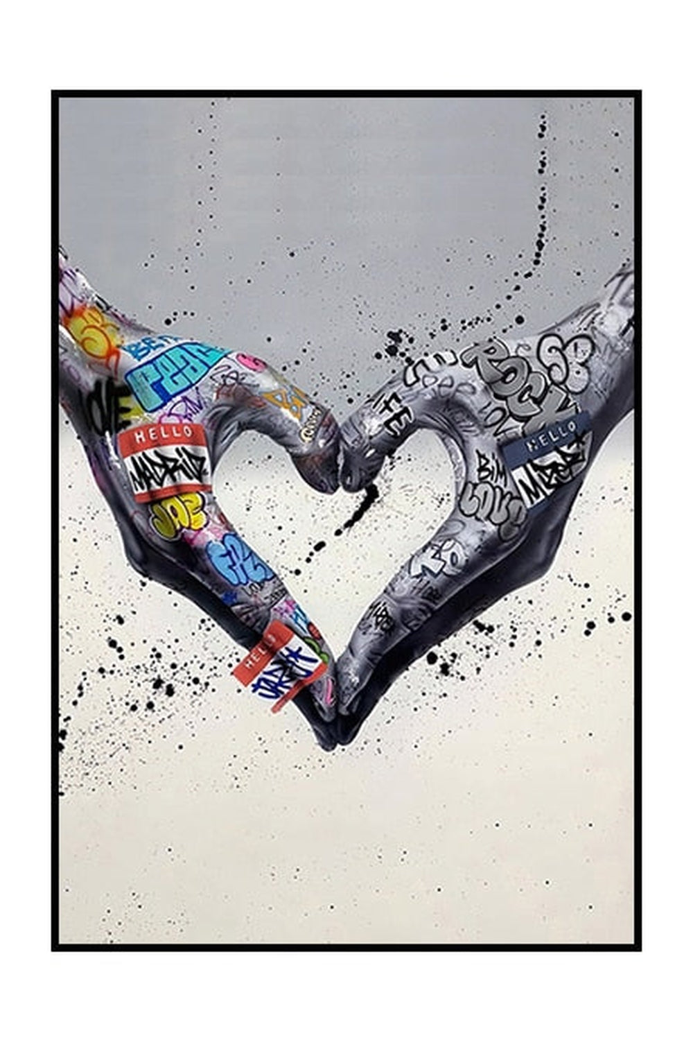 Urban Art Canvas Print - Taalita Design