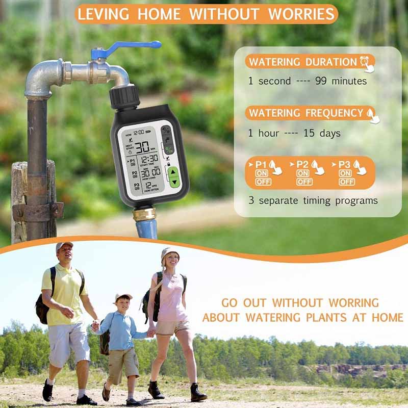 Sensor-Enabled Automatic Watering Timer for Gardens
