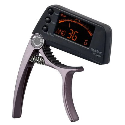 Dual-Function Guitar Tuner and Capo – Effortless Precision for Musicians