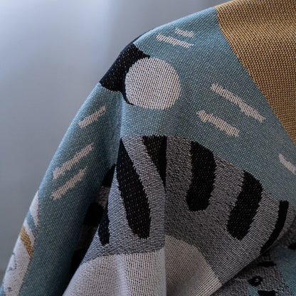 Vintage Style Pumpkin Sofa Throw Blanket Cover